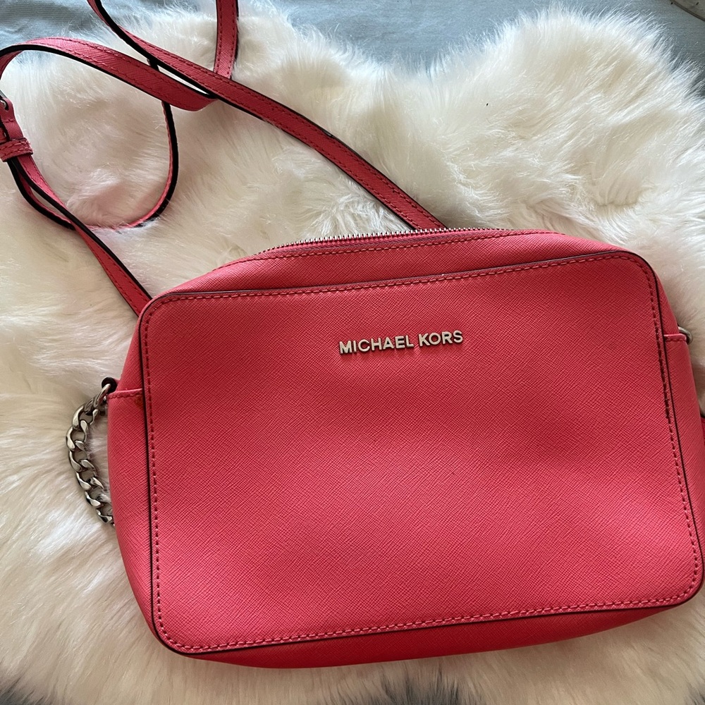 Michael Kors Vibrant Pink Crossbody Bag